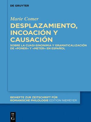 cover image of Desplazamiento, incoación y causación